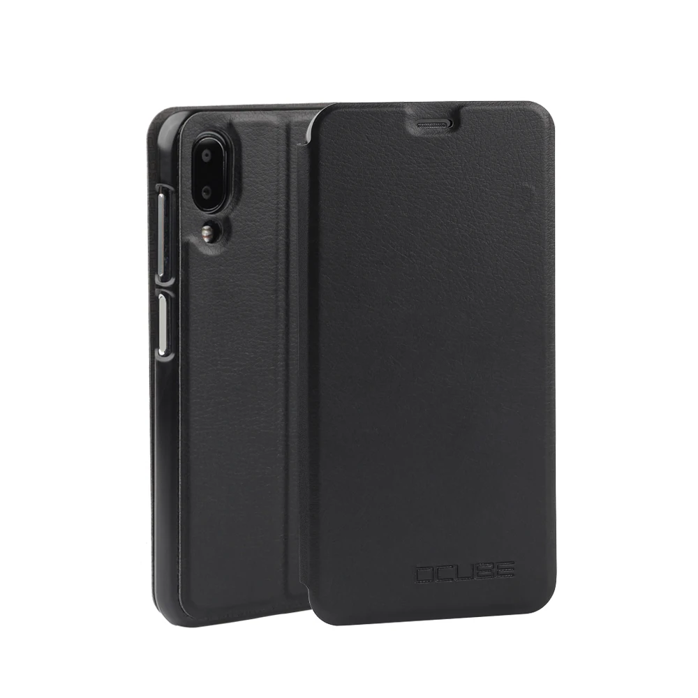 Ocube Роскошный кожаный флип Защитная пленка для UMI umidigi One Pro A3 F1 Play Max A5 Custodia Housse