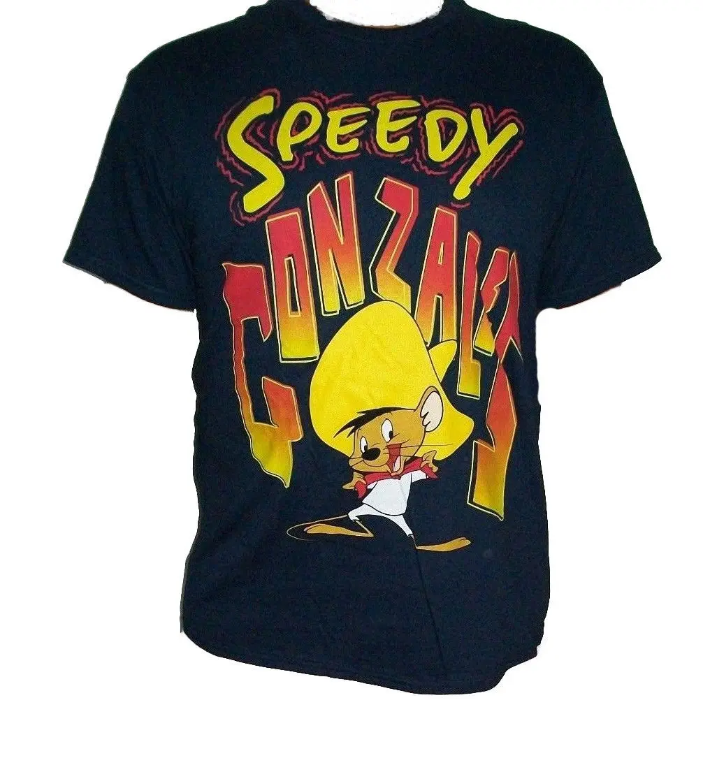 Мужская Looney Tunes Speedy Gonzales Классическая Ретро футболка Размеры маленькие-Xlarge