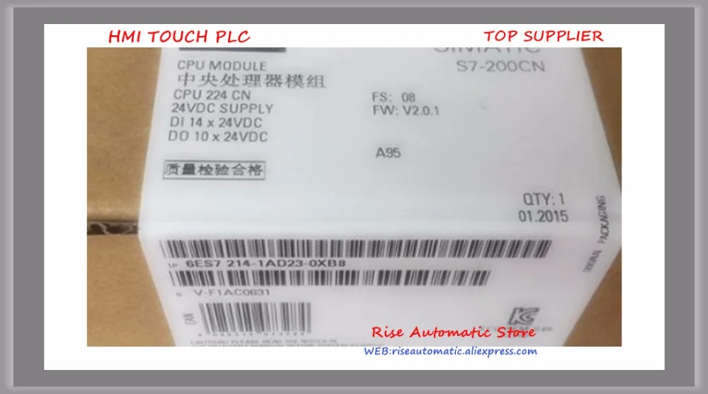 US $143.50 Original S7200CN 6ES72141AD230XB8 CPU224 Compact Unit DC Power Supply 14 DI DC10 DO DC 6ES72141AD230XB8