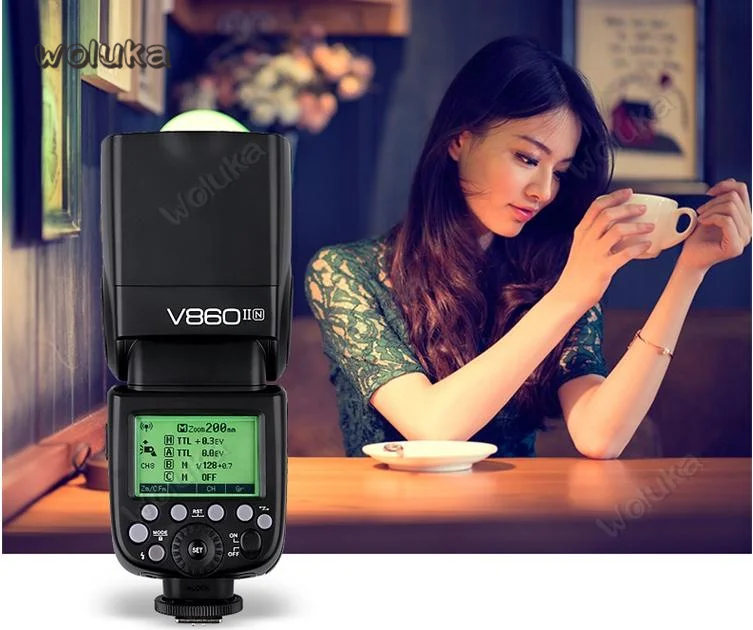 Вспышка Godox V860II E TTL Li Ion Speedlite (V860II S/C/N/F/O) для камеры S/N/C/O/F CD50 T06Y|Фотовспышки| |