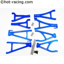 Aluminum suspension arm set for the Traxxas Summit, E-Revo, and Nitro Revo vehicles
