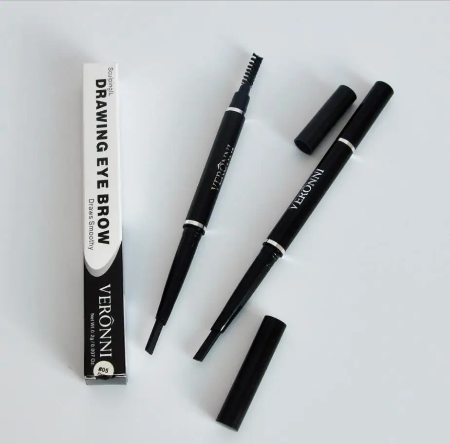 

VERONNI extrusion refill five-color double-headed triangle eyebrow pencil