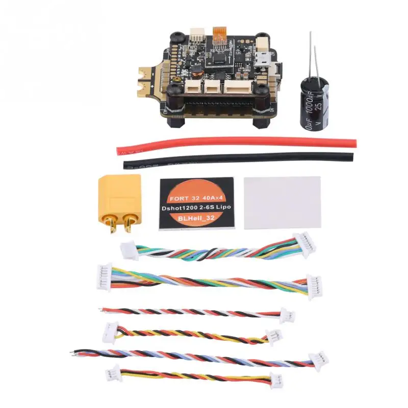 

RC Parts Flytower F4 V2 Flight Control Board 40A 4 in 1 ESC 2-6S Electronic Speed Controller High Quality RC Accessory