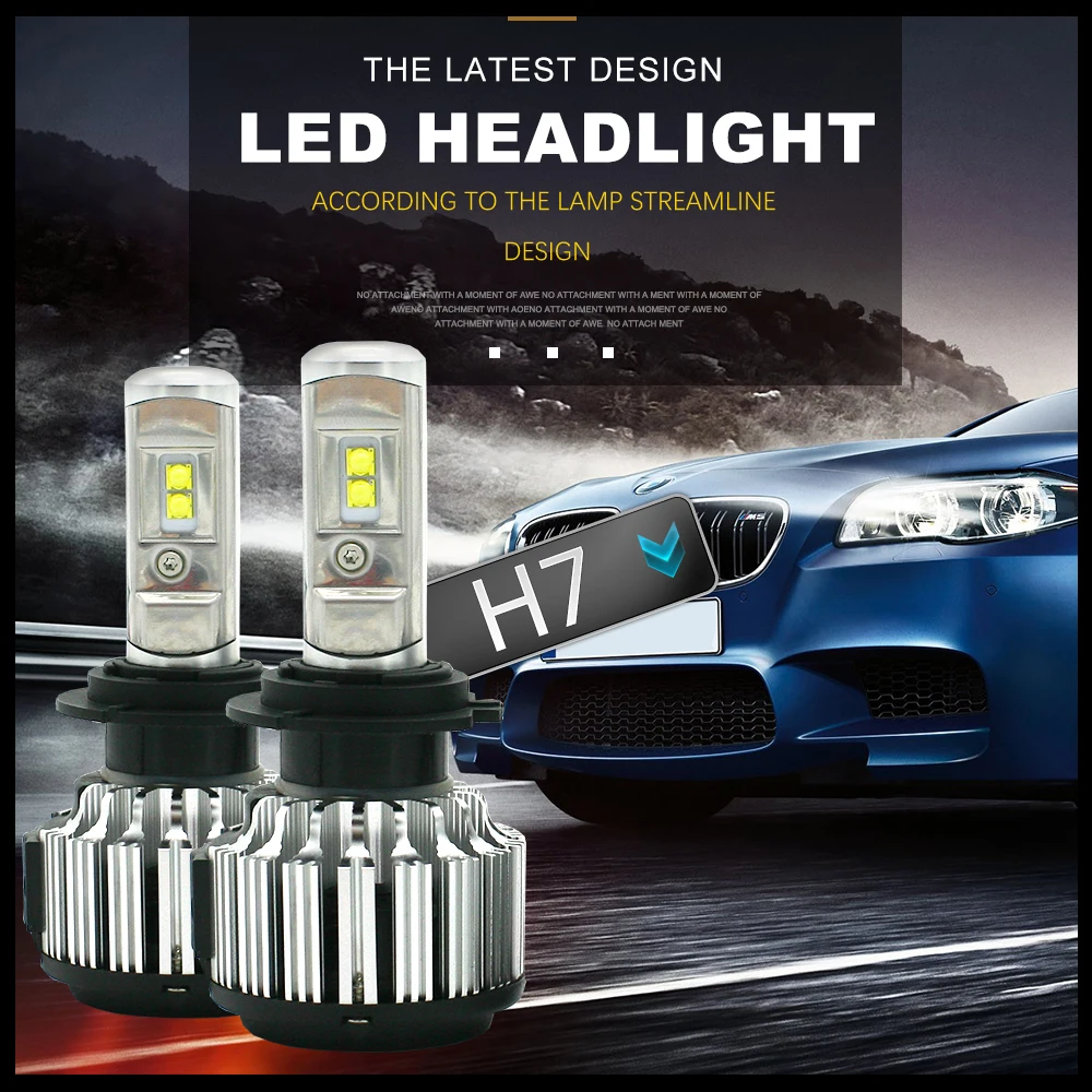 

CIRCULAR LED Car Headlamp For Renault Duster Hi/Lo 80W 9600LM TURBO 6000K Strong Bright Car Headlight Fog Light Conversion Kit