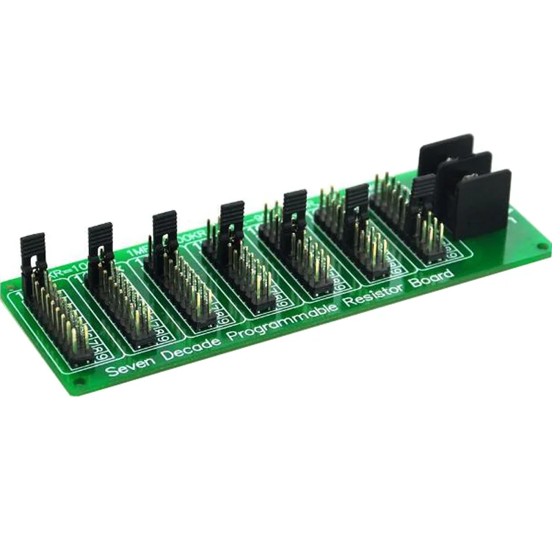 Seven Decade 1R 9999999R Programmable Resistor Board Step 1R 1% 1/2 Watt UK 