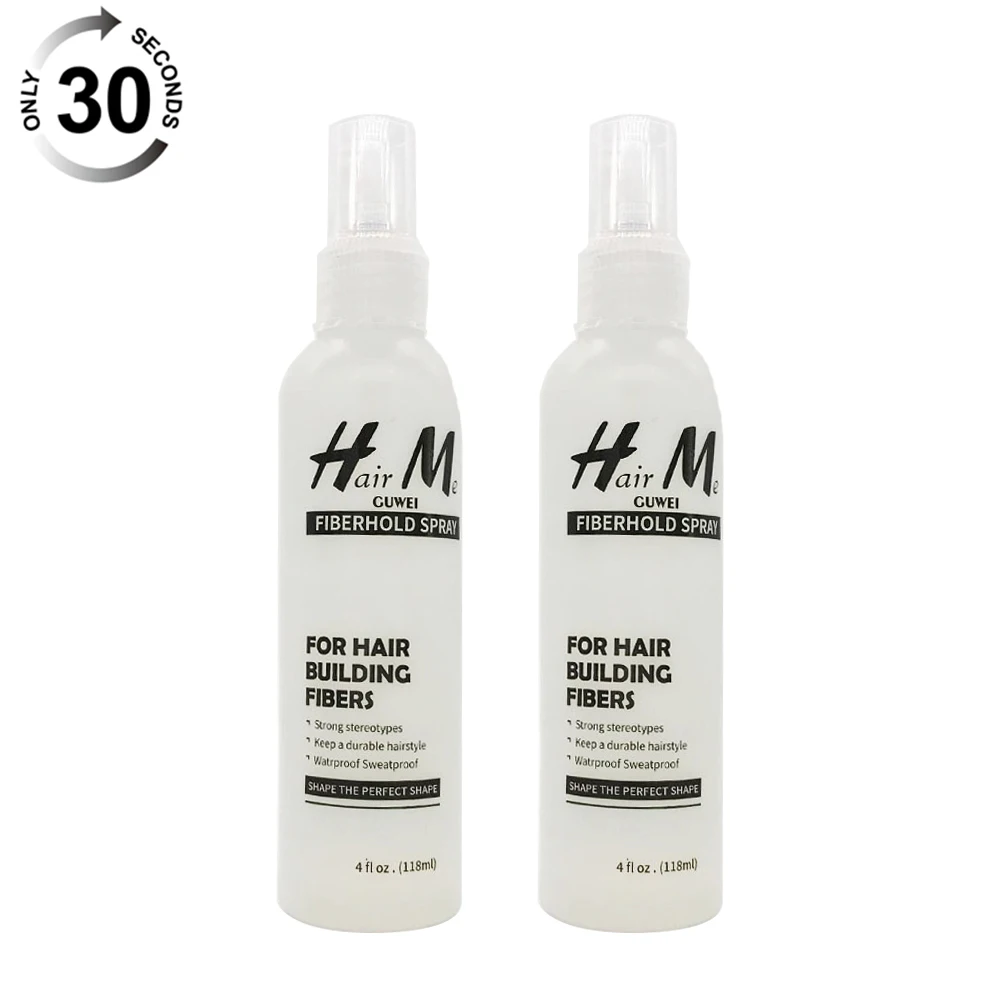 

Hot sell water hair hold spray fix fiber hair styling plus hair building fiber hold spray 118g*8pcs by air mail