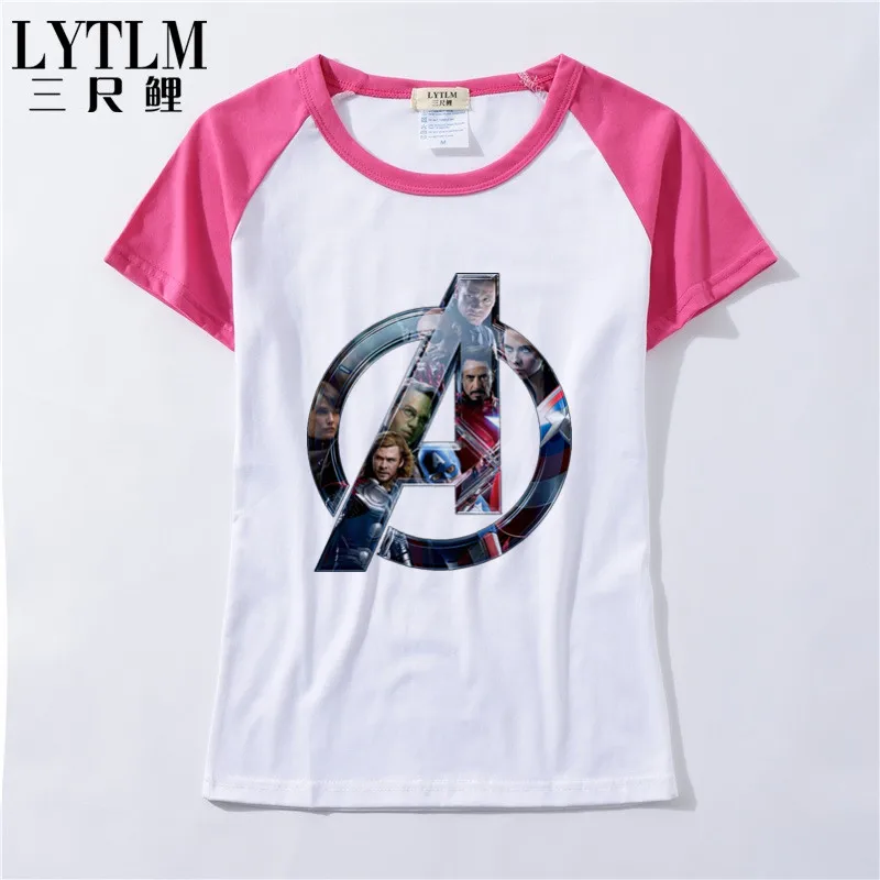 LYTLM أعجوبة القمصان المنتقمون 4 النساء المنتقمون Endagame T قميص للمرأة Kawaii المحملة قميص فام المتضخم توني ستارك قميص