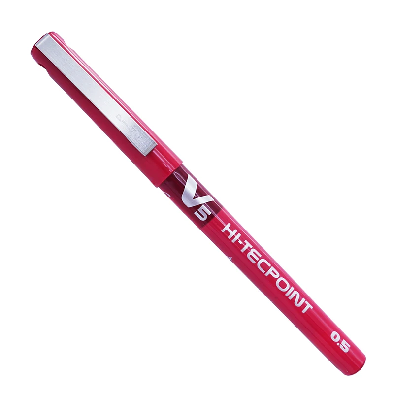 V5 red Pilot BX-V5, деловая ручка с роликовым наконечником 0,5 мм, элегантный стиль, канцелярские принадлежности для офиса и школы - Цвет: V5 red