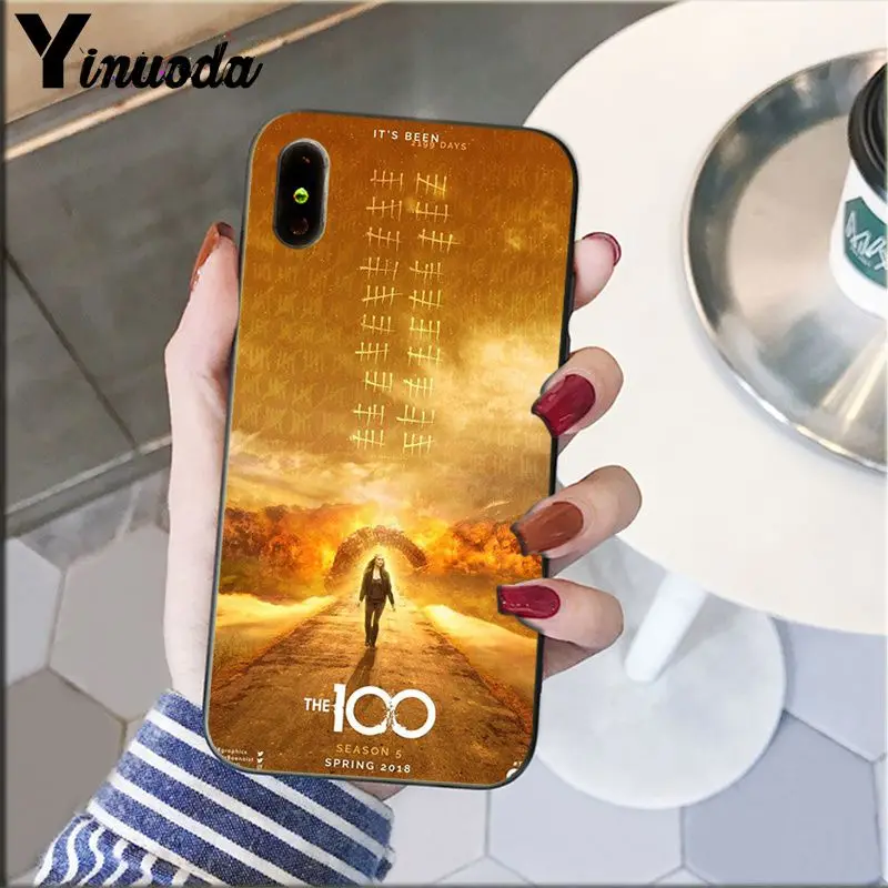 Yinuoda The Hundred The 100, мягкий силиконовый чехол для телефона, чехол для Apple iPhone 8, 7, 6, 6S Plus, X, XS, MAX, 5, 5S, SE, XR, мобильные телефоны