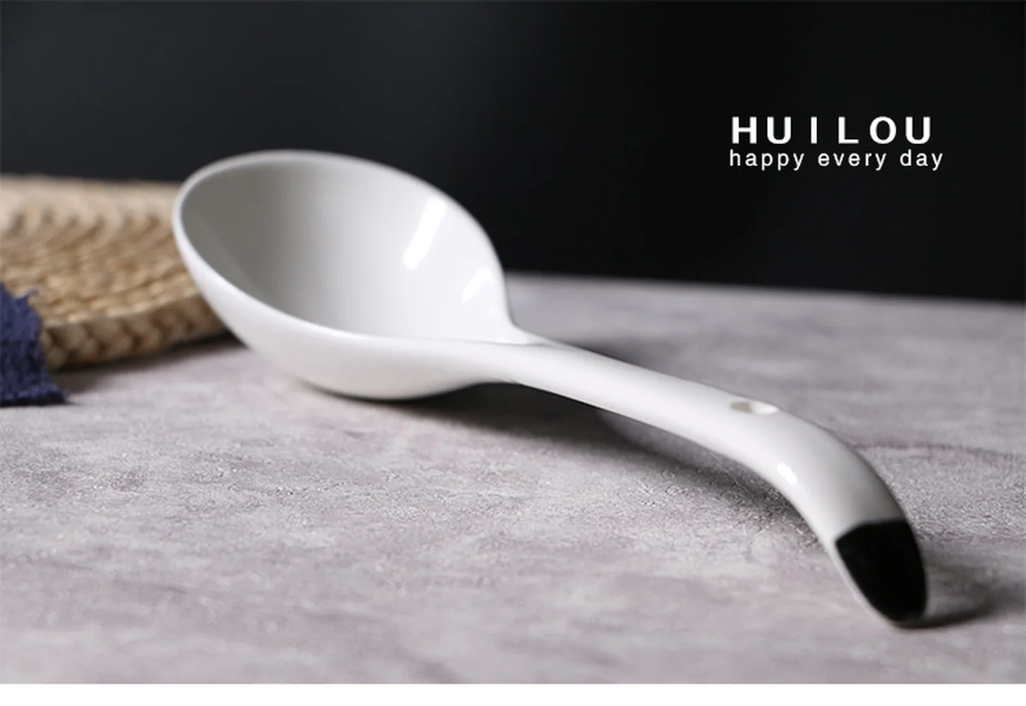 

Creative Ceramic Spoon Household Spoons Hotel Spoon Japanese Spoon Gift Tableware For Kitchen Supplies