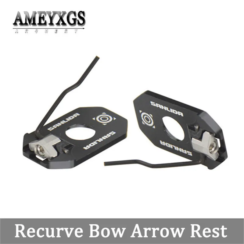 

1pc Aluminum Alloy Arrow Rest Right/Left Hand Recurve Bow Shooting Magnetic Arrow Rest For Outdoor Archery Hunting Accessories