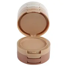 Горячая 5 в 1 Multfunctional масла управление ремонт ёмкость с пудра с зеркалом корректор для лица затенение косметическая пудра коробка Concele