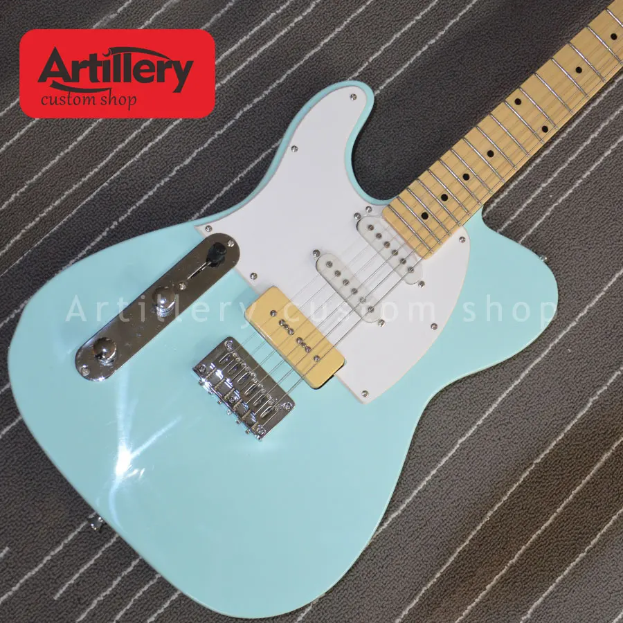 

Artillery factory custom TELE electric guitar left-handed 6 strings guitar with maple fingerboard musical instrument shop