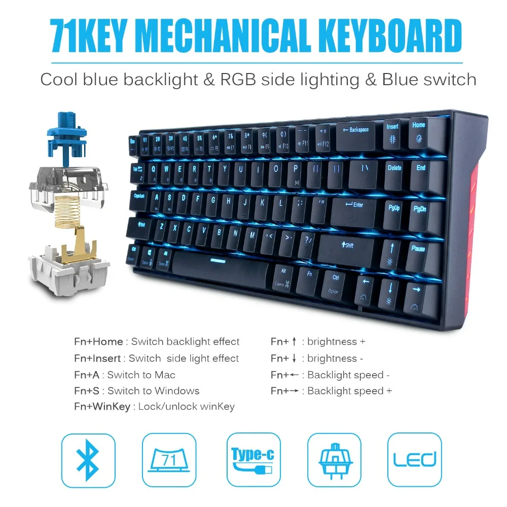 CK62 Bluetooth/Wired Mechanical Keyboard -  –  MILLENNIAL ENGINEERS