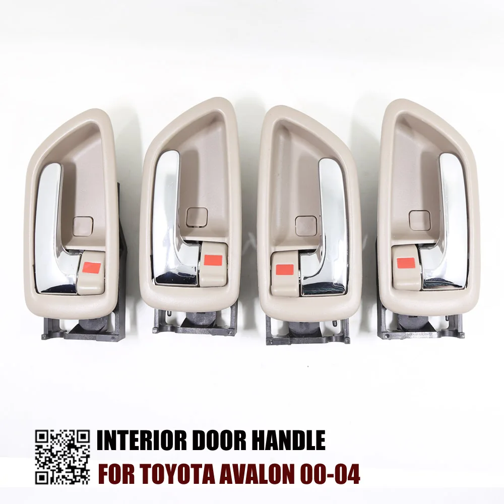

4PCS ONE SET INTERIOR DOOR HANDLE FOR TOYOTA AVALON 2000-2004 R:69205-AC010 L:69206-AC010