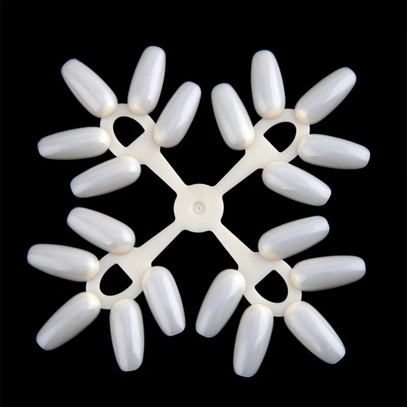 

10Pcs/Set New Arrival Cross Fake Nail Display Board Natural Transparent Nail Polish Card DIY Plastic Practice Manicure Tools