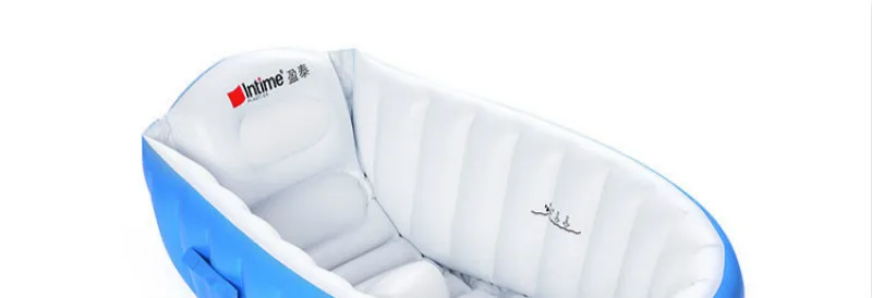 Портативный надувные ванна Нескользящие утепленная одежда Детские для ванной Ванна младенческой Подушка для ванны складной ребенок