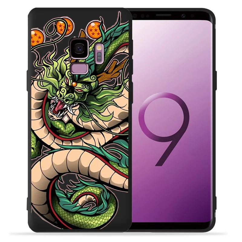 Dragon Ball Супер Саян Гоку Вегета Дракон Чехол для телефона для samsung Galaxy S9 S8 S10 плюс S7 S6 край S10 Lite Note9 8 крышка Etui - Цвет: 02