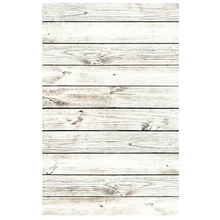 Vinyl Wood Wall Floor Photography Studio Prop Background 3x5FT White Borad