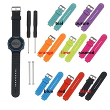 DHL бесплатно. 30 шт. Замена силиконовый ремешок для часов для Forerunner 220 230 235 630 620 735XT отслеживания товара в пути. 735XT силиконовый ремешок