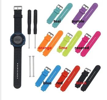 

DHL free. 30pcs. Replace Silicone strap for Forerunner 220 230 235 630 620 735XT tracker. 735XT silicone band strap