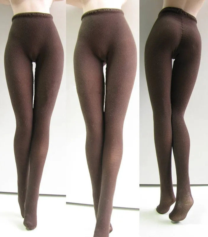 1:6 Scale female black Clothing Leggings Pants for phicen JIAOU DOLL Figure