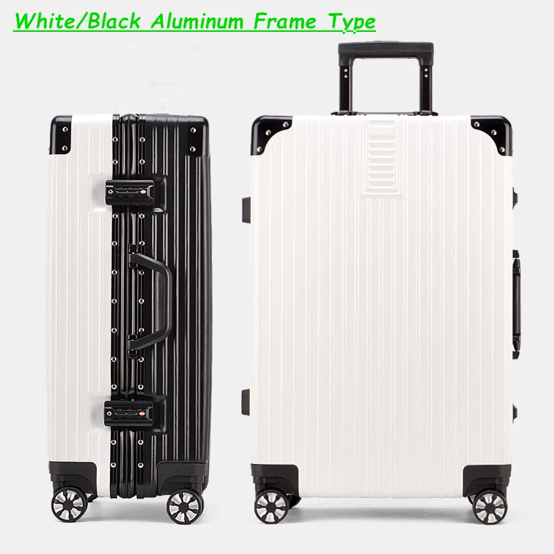 800 white black aluminum frame