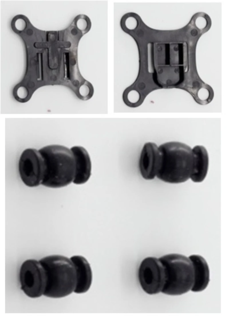 Black and Red set 4 pcs propeller blade guard protective circle for Cheerson CX20 CX20 axis aircraft RC drone