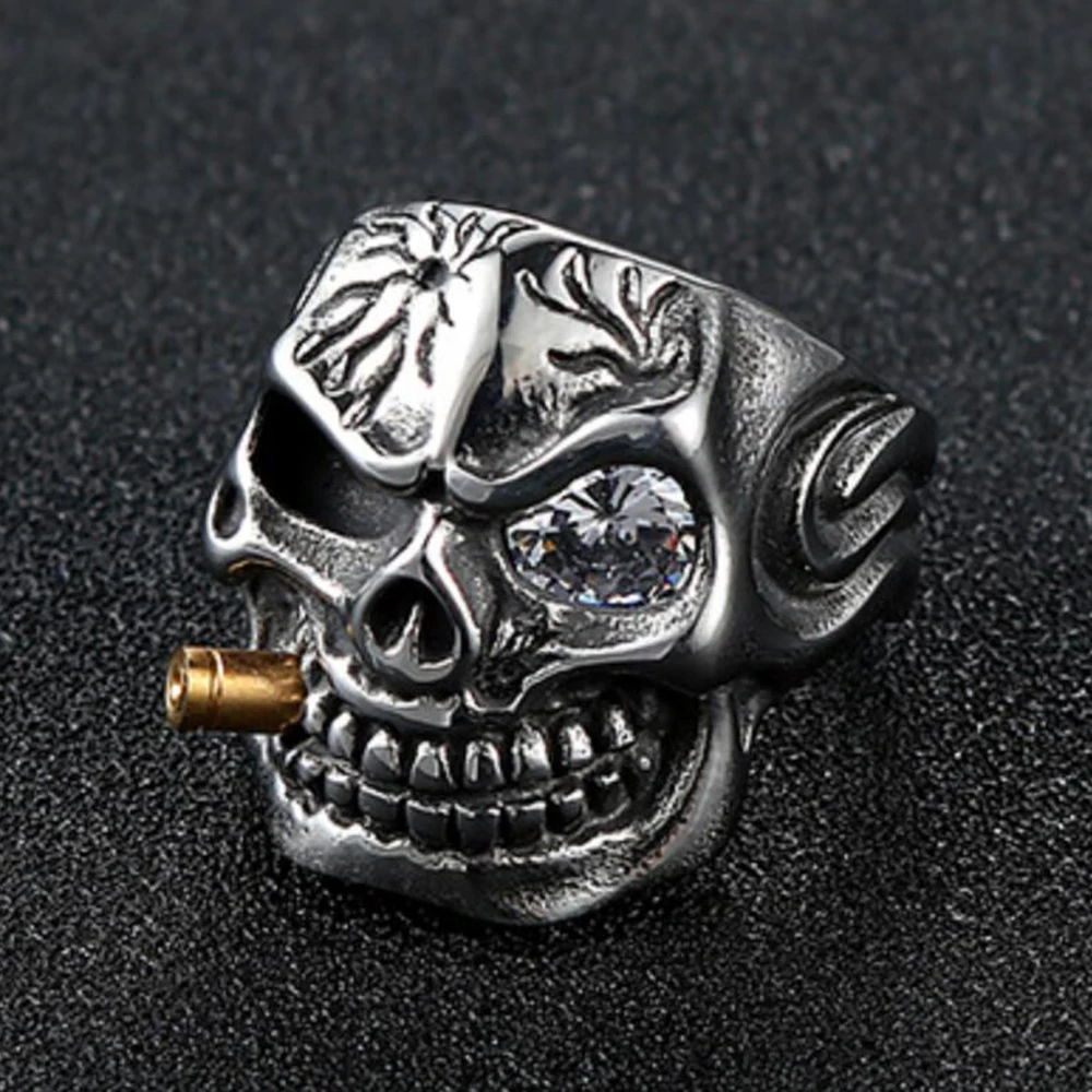 Elevate your Halloween style with this Vintage Viking Skeleton Finger Ring! Featuring a bold statement design, this unique ring is the perfect accessory for anyone looking for an edgy touch. Add a splash of daring to your look with this timeless ring!