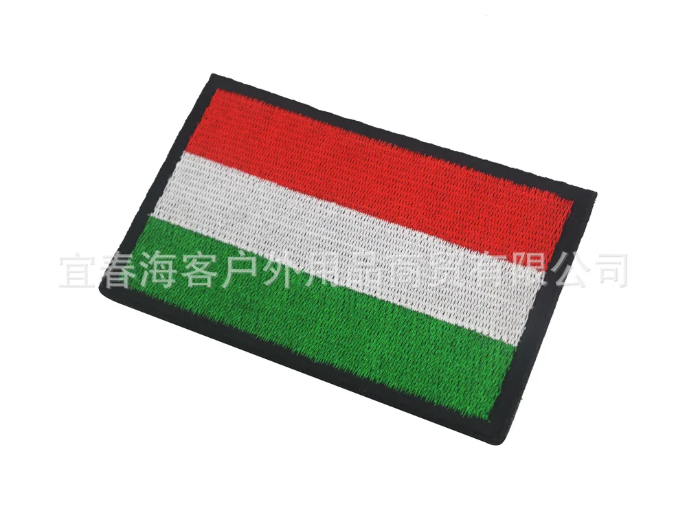 С национальным венгерским флаг Molon Labe вышивка патч, вышитые патчи Военная Униформа Тактический Венгрия Каратель Спартанский шлем значки - Цвет: 2