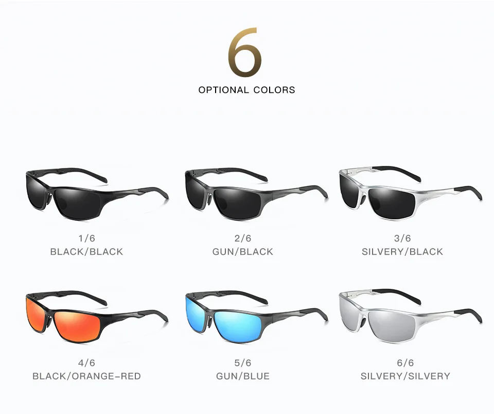 Алюминий магния рамки для мужчин поляризационные Военная Униформа солнцезащитные очки для женщин вождения Защита от солнца очки UV400