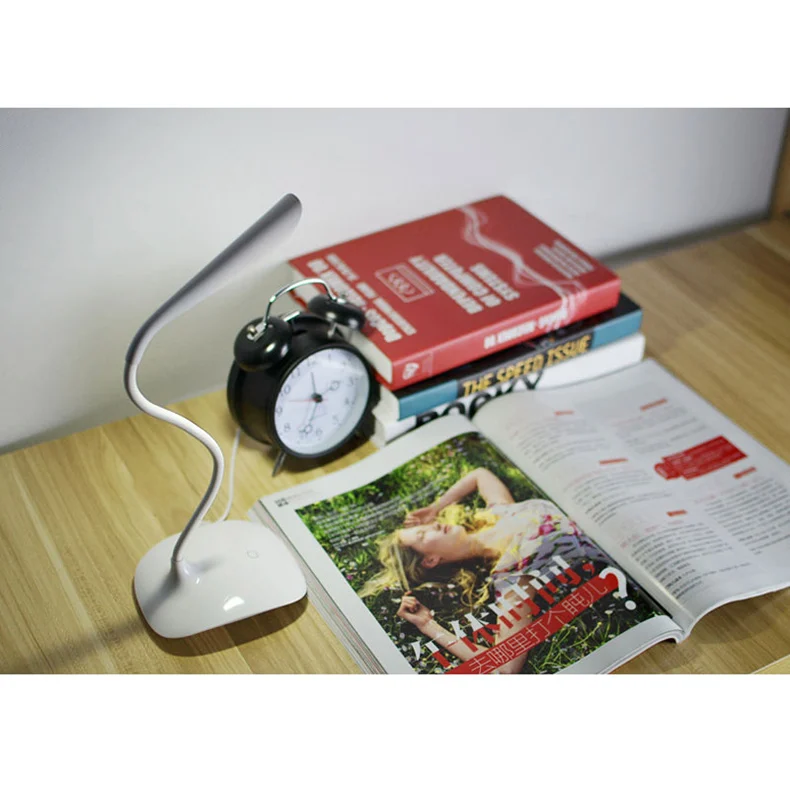 Livewin офисная настольная лампа светодиодный гибкий USB зажим Настольная лампа для чтения свет Luminaria Lapara De Mesa перезаряжаемый ночник
