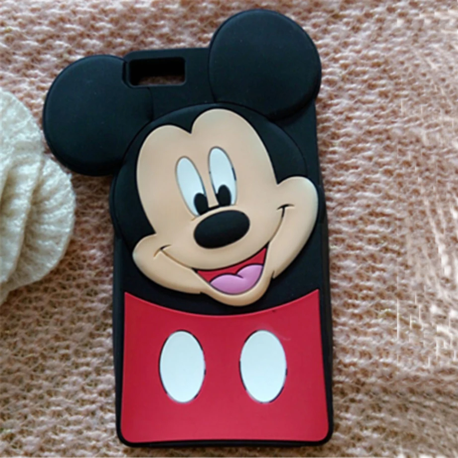 

Cute 3D Cartoon Minnie Soft Silicon Case For Huawei P8 P8lite ALE-L21 P9lite G7 C199 Back Cover