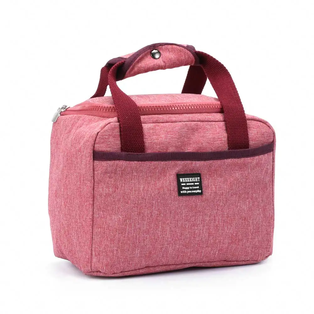 

1PC Unisex Thermal Insulated Lunch Bag Oxford Cooler Bag Picnic Pouch Kitchen School Food Storage Waterproof Lunch Box