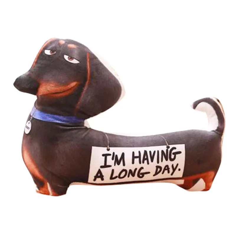 

kawaii cute dachshound plush soft toy creative dog plush cushion doll G5X77X