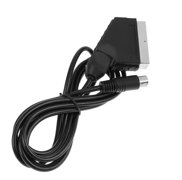 Кабель адаптер Bitfunx для игровой консоли SEGA MD2 1 8 м RGB/RGBS SCART 9 pin V Pin /C Pin|Запасные