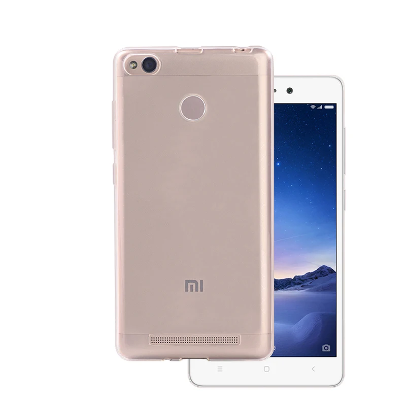

For Xiaomi Redmi 3S 3 Pro s Case Clear Thin Soft TPU Protective Back Cover Silicone transparent funda Mobile Phone Accessories