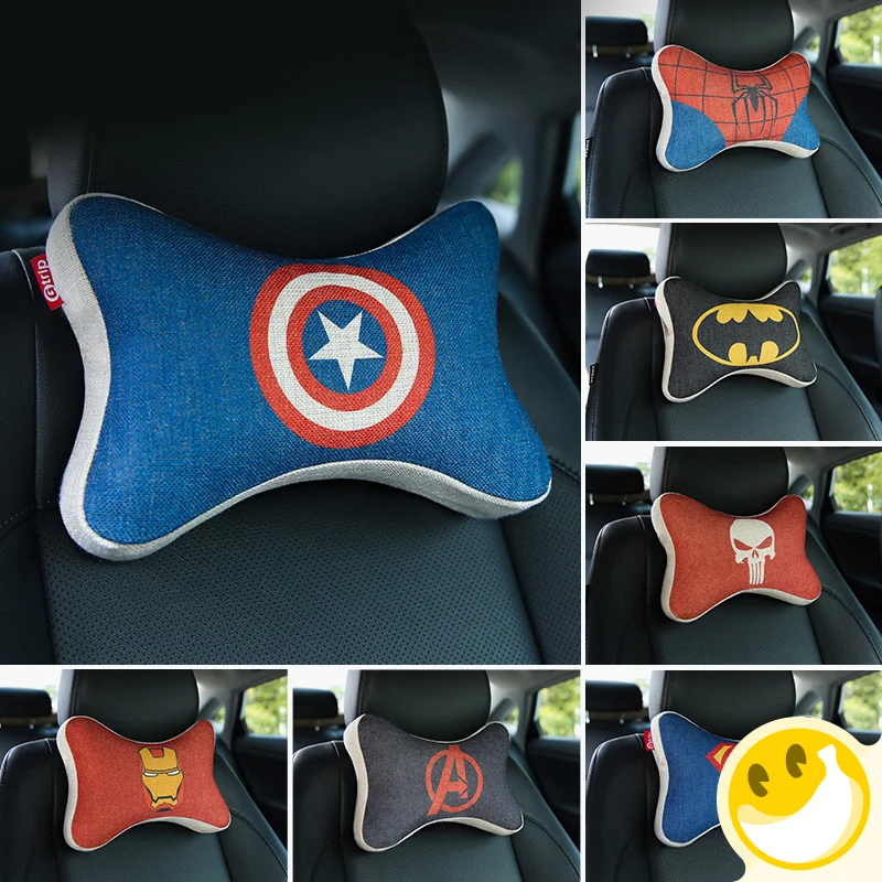 Подголовник автомобиля подушка для шеи Marvel авто защита Отдых подушки памяти
