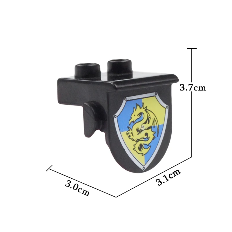 Военные большие строительные блоки, аксессуары, Замок Рыцарь, совместимы с Duplos, сборные блоки, игрушки для детей, пиратский парус, пушка, броня, подарок