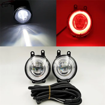 

Car Flashing 2Pcs LED Angel Eyes Fog Light Lamp DRL Daytime Running Light Daylight For Toyota Crossover 4Runner Verso Verso-S