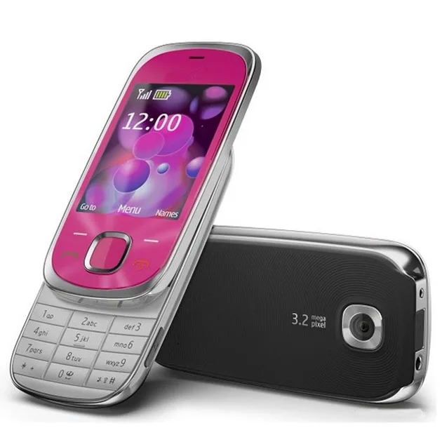 7230 разблокированный Nokia 7230 3g мобильный телефон 3.2MP камера Bluetooth FM JAVA MP3 дешевый сотовый телефон