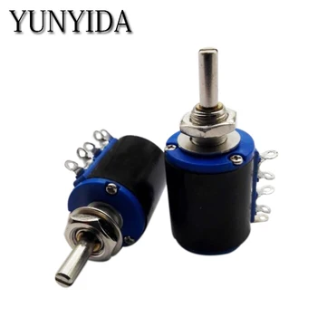 

2pcs WXD3-12 2.2K Precision multi turn potentiometer Free shipping