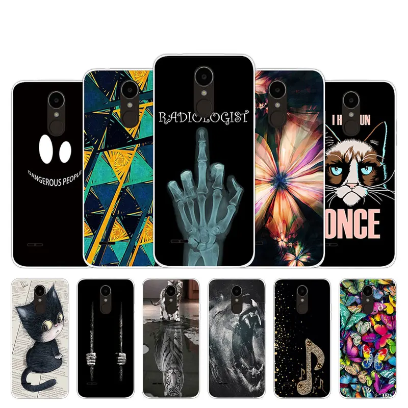 

For LG K4 2017 X230 European Version X230YK X230F M160 Phone Cases for LG Phoenix 3 LG Fortune Marabou Design Cover Silicon