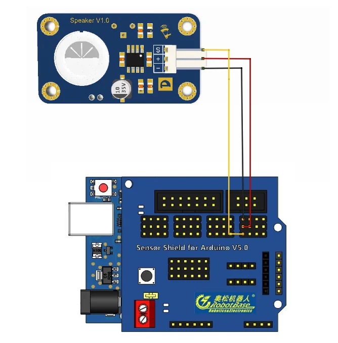 Arduino модуль вывода звука динамик модуль микрофон сенсор модуль звуковой датчик