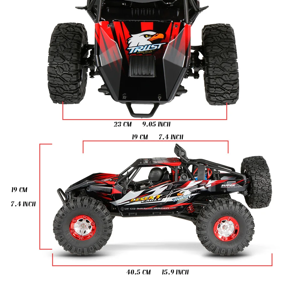 FY-07 Desert-7 RC автомобиль 1/12 4WD 2,4 г 70 км/ч высокая скорость дистанционное управление бесщеточный Desert Rock Crawler автомобиль RC игрушки подарки