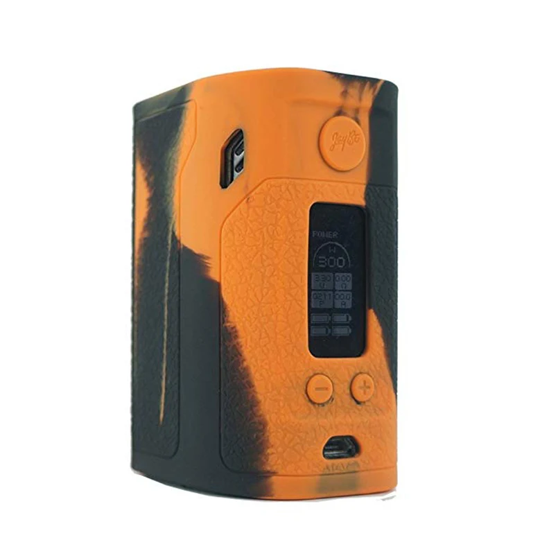 2 шт Wismec рел RX300 TC 300w коробка мод резиновый силиконовый чехол/крышка/кожа/корпус/рукав/наклейка для Wismec рел RX 300