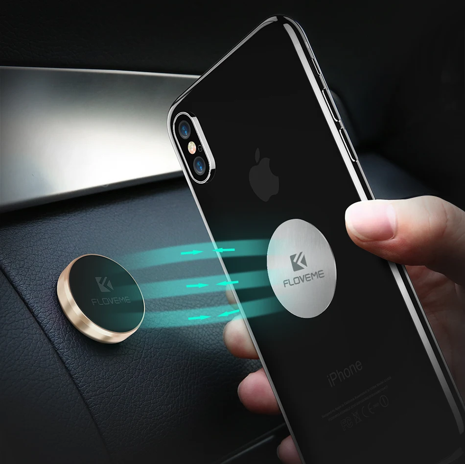 Support de téléphone magnétique pour voiture FLOVEME pour iPhone X Samsung Xiaomi support magnétique pour téléphone dans la voiture support de support pour voiture de téléphone portable Mobile