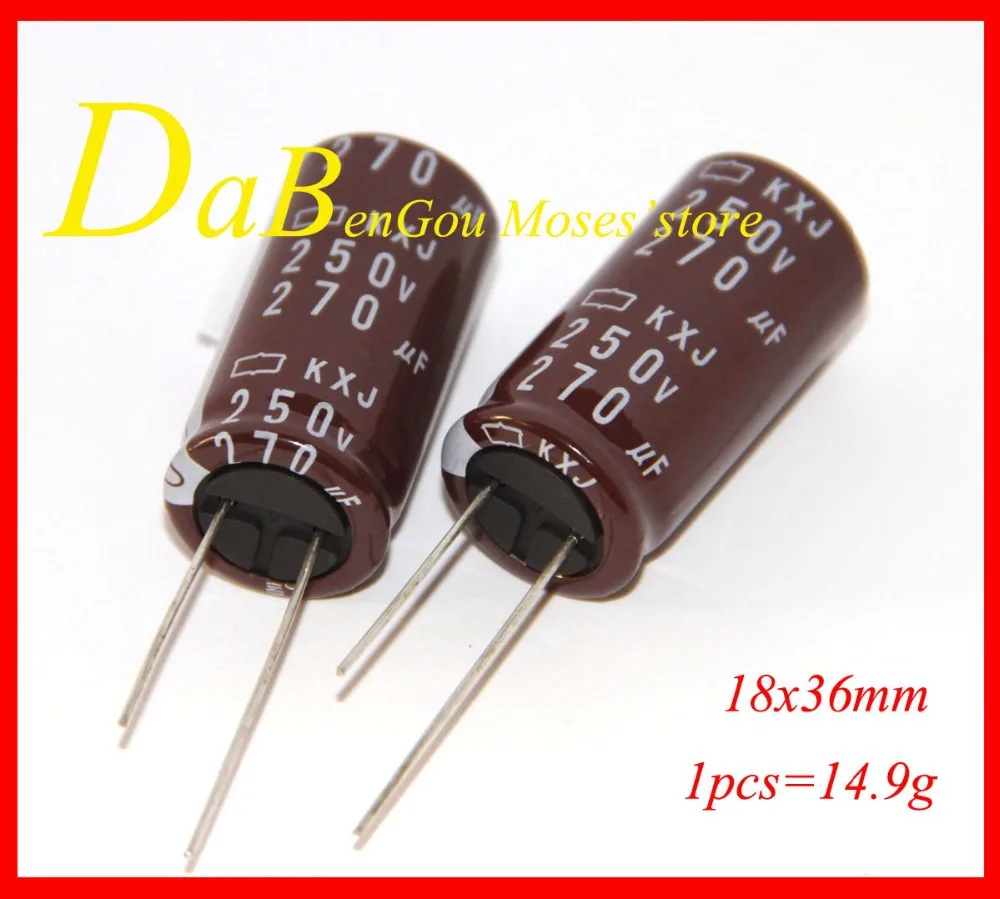

250v 270uf Original New NI-PPON CHEMI-COM NCC Electrolytic Capacitor Radial Capacitance 18x36mm