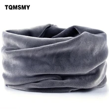 Бренд TQMSMY, Одноцветный, унисекс, шарф-воротник, для женщин, Skullies Beanies, шарф-кольцо для зимы, теплая Женская бархатная Шапка-бини, шапки TMDH13