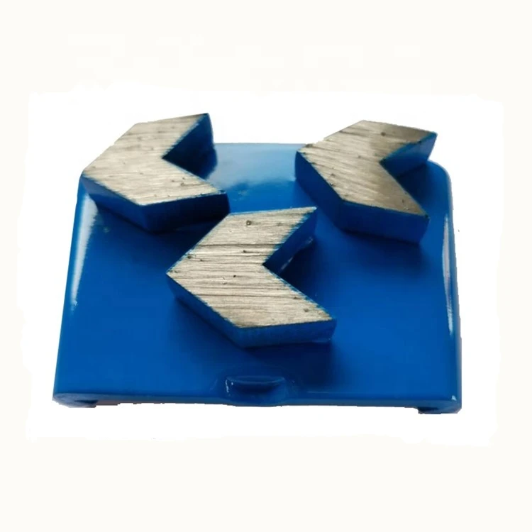 

KT36 Super Sharp HTC Grinding Block EZ Change HTC Grinding Shoes with Three Arrow Segments for Concrete Terrazzo Floor 12PCS